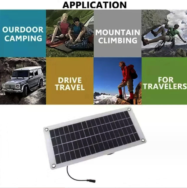 XSD-solar photovoltaic panel Polysilicon 10W flexible solar charging panel ultra-thin emergency portable fast charge