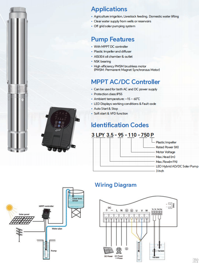Photovoltaic water pump