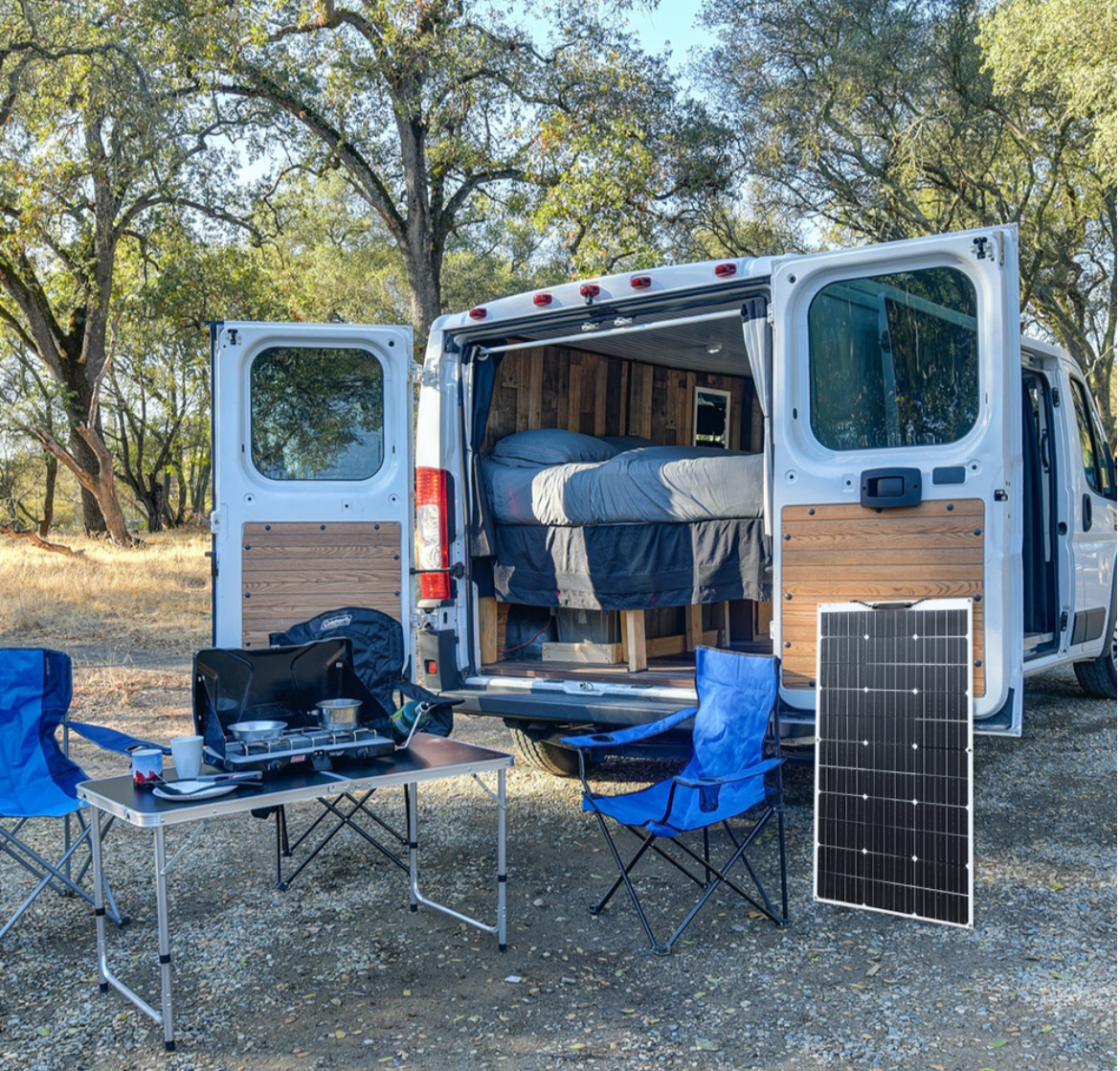 XSD-solar photovoltaic panel Flexible single crystal high efficiency RV yacht balcony 100W solar pan