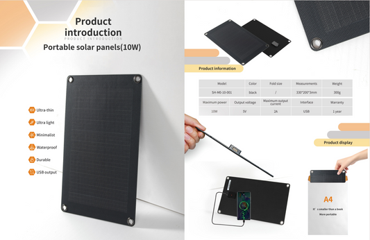 portable solar panels (10W)