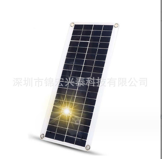 XSD-solar photovoltaic panel Polysilicon 10W flexible solar charging panel ultra-thin emergency portable fast charge