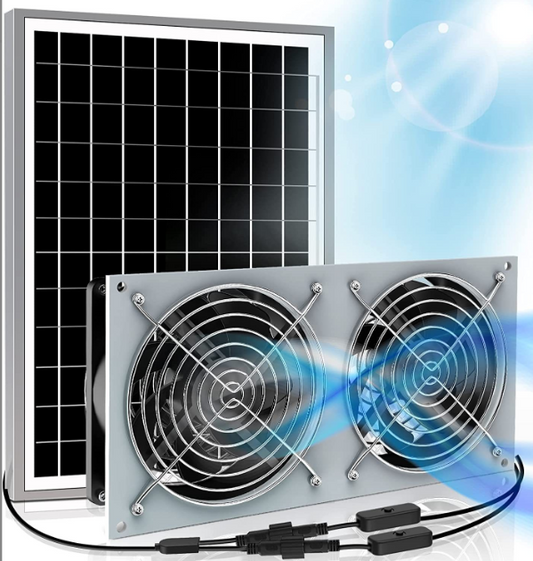 XSD-solar photovoltaic panel 15W Solar fan for pet sheds