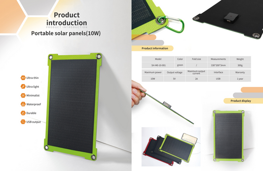 portable solar panels (10W)