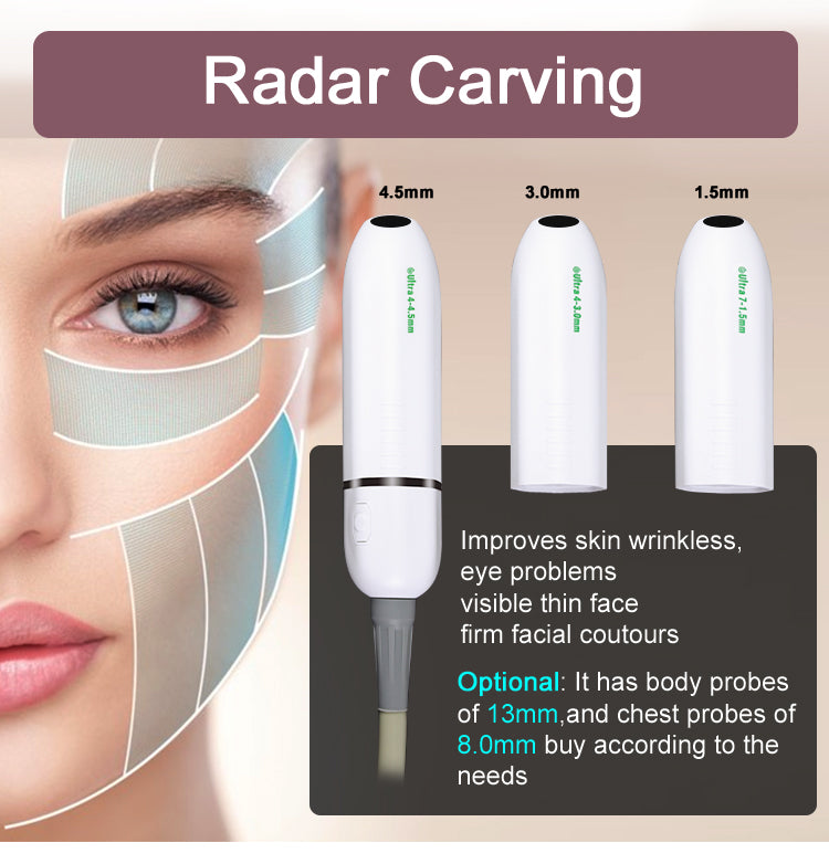 XSD-MF Beauty Machine 5 IN 1 (Liposonic+ 4D HIFU+Radar Carving+Privacy+Detection)