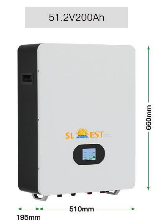 10KWh LiFePO4 Lithium Battery
