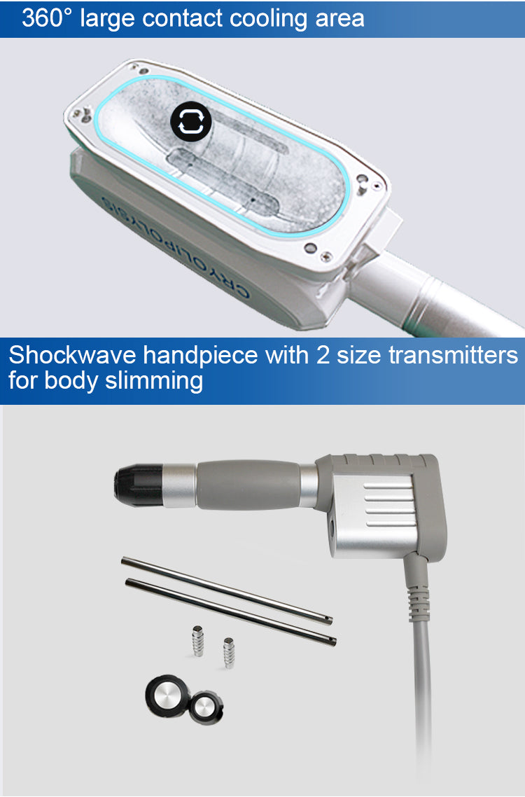 XSD-AS-CS1+ Cryolipolysis & Shockwave 2 in 1 System
