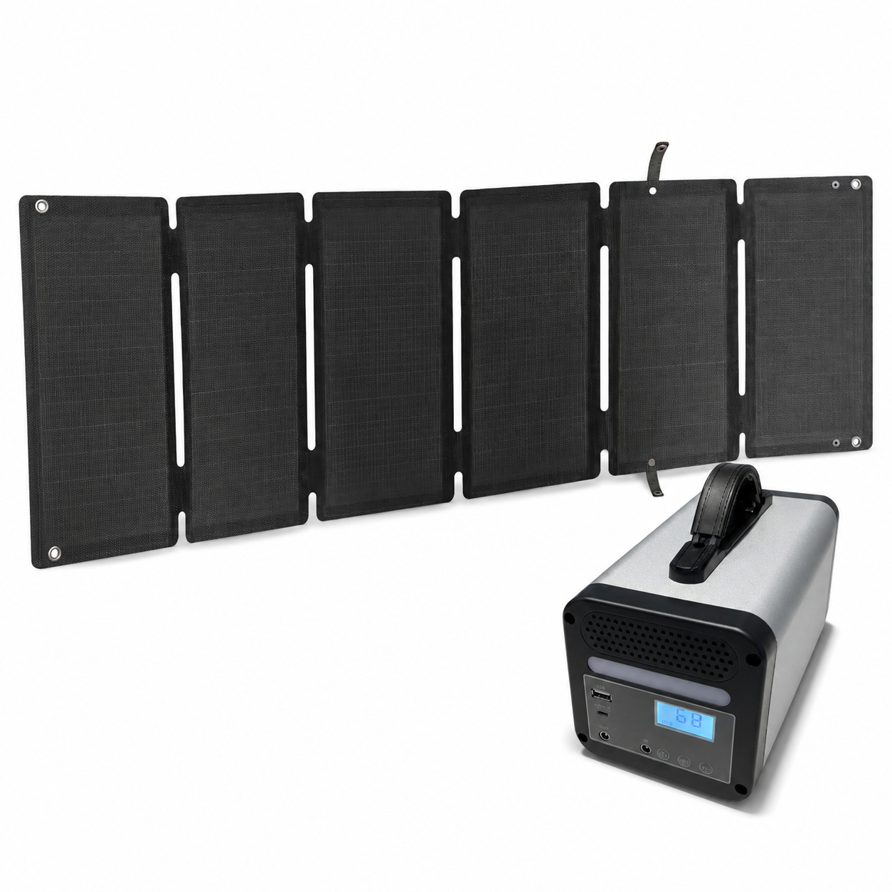 60W solar panel and J300 storage bundle