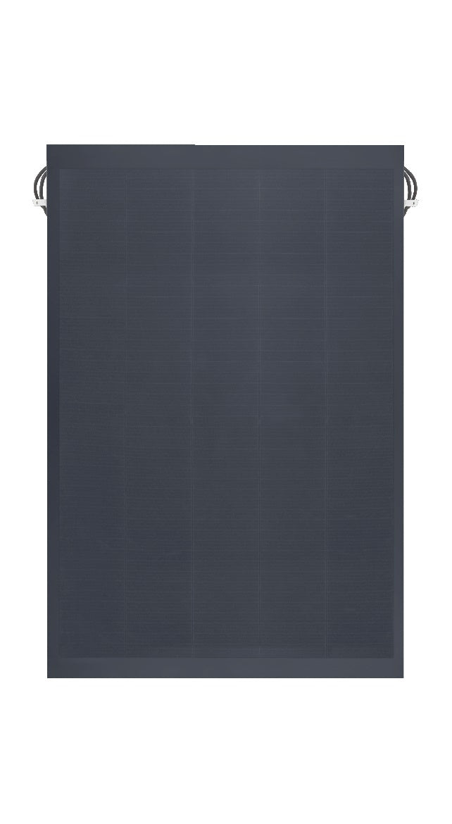 Flexible solar module bending demonstration